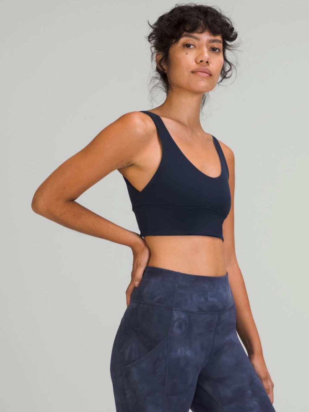 Lululemon Align Reversible Bra *Light Support A/B Cup True Navy / Iron Blue 2 XS